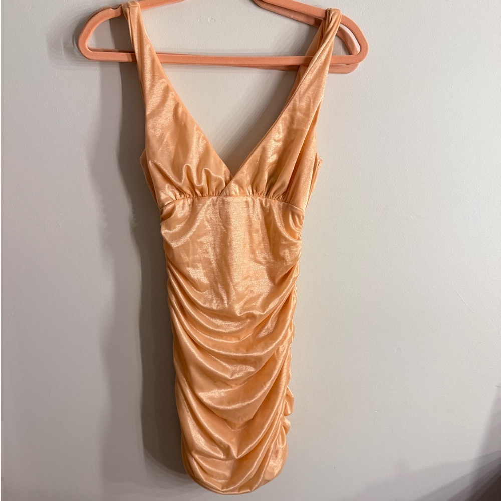 h:ours metallic mini dress